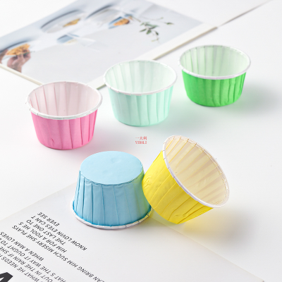 Roll edge cake paper cup disposable roll cup high temperature resistant baking oil proof cake cup manufacturer direct sales 100PCS