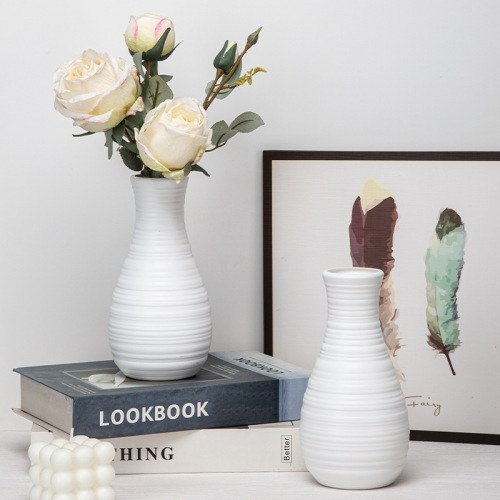 塑料花瓶客厅小清新简约创意防摔花艺插花瓶水培花瓶家居桌面装饰