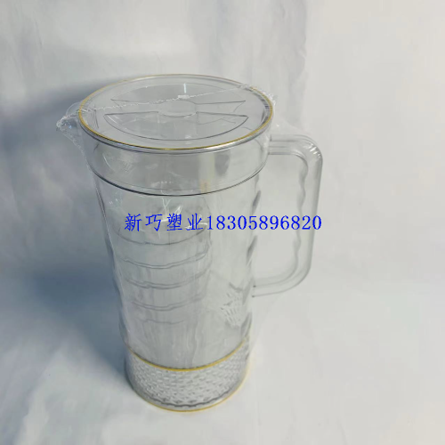 大容量塑料冷水壶客厅加厚凉水壶套装餐厅商用带杯果汁壶厂家直销