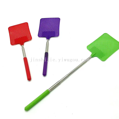 telescopic swatter new pstic pat lengthened iron rod thiened manual household mosquito swatter not rotten marvelous nullinsect cher
