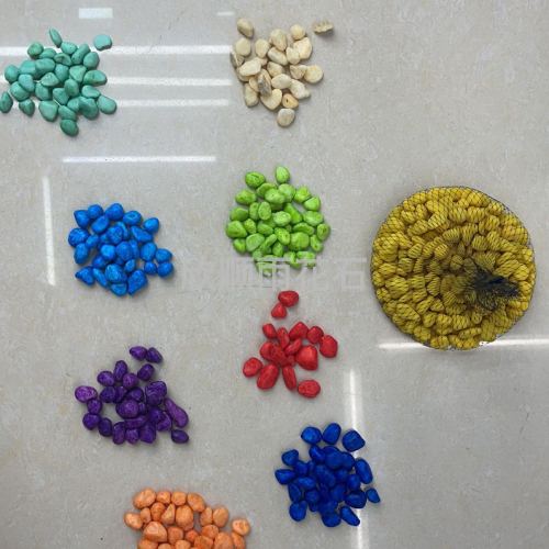 Colorful Stone Factory Direct Supply Colorful Stones Colorful Small Stones Children‘s Sand Pool Colored Stones colorful Pebble Colorful Stone