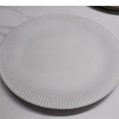 Large Inventory Reaction Glaze Ceramic Plate 10.5 Inch 8 "Ceramic Plate Color Glaze Ceramic Bowl Spot Low Price Processing