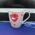 In Stock Ceramic Cup Ancient Cup Mug Roast Flower Cup Love Valentine's Day Advertising Cup Domestic Sales Foreign Trade Factory Direct Sales