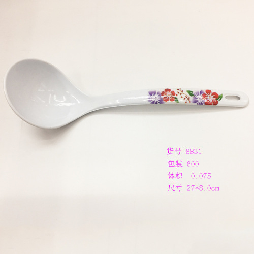 密胺勺 仿瓷塑料长柄大汤勺商用麻辣烫餐厅火锅勺日用百货配送