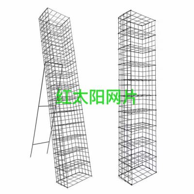 Entrepreneurial Stall Shoe Rack Grid Simple Assembly Shoe Rack Net Red Belt Support Metal Wire Multi-Layer Stall Shoe Rack