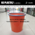 household plastic trash can 2 size round shape dustbin with pressure ring kitchen bathroom garbage can wastebasket good