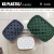 new arrival plastic rectangular storage basket with lid fashion style binaural design receives basket household basket