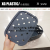 new arrival plastic rectangular storage basket with lid fashion style binaural design receives basket household basket