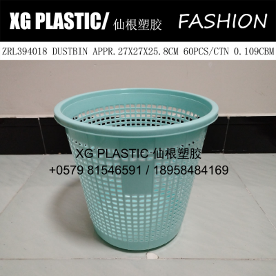 classic trash can household hollow out design wastebasket round shape office cheap waste paper basket dustbin waste can hot sales