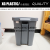plastic trash can with pedal 30-40 L rectangular trash bin high quality large capacity kitchen waste bin hot sale dustbin with lid