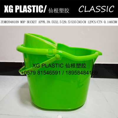 plastic mop bucket large capacity classic style portable mop washing bucket household durable cleaning bucket hot sales home cleaning water bucket