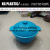 new arrival 1700/2700/4000 ML plastic bowl with lid round shape large capacity binaural bowl with cover hot sales bowl