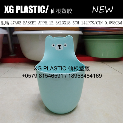 new arrival plastic storage basket mini desktop trash can round multi-purpose dustbin hot sales wastepaper can