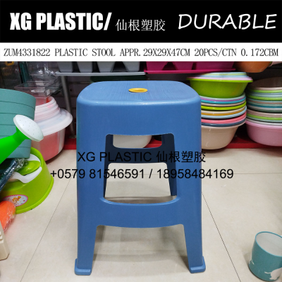 new arrival plastic stool durable high quality square stool simple style plastic high stool adult stool hot sales chair