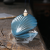 Ceramic Crafts Home Decoration Shell Mermaid Led Light Backflow Aromatherapy Furnace