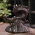Ceramic Auspicious Dragon Backflow Incense Burner Led Light Backflow Sandalwood Stove Home Decorations and Accessories