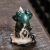 Cross-Border Ceramic Aromatherapy Stove Home Decorations Creative Lotus Frog Waterfall Backflow Incense Incense Burner