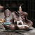 Yixing Clay Backflow Incense Burner Ornaments Lotus Leaf Small Buddha Waterfall Backflow Smoke Aromatherapy Furnace