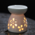 White Hollow-out Ceramic Stove Tealight Heating Stove Essential Oil Stove Aromatherapy Stove