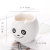 Emoji Ceramic Candle Holder Cartoon Candle Cup Cute Minimalist Creative Large and Small Caliber Simple Home Decoration