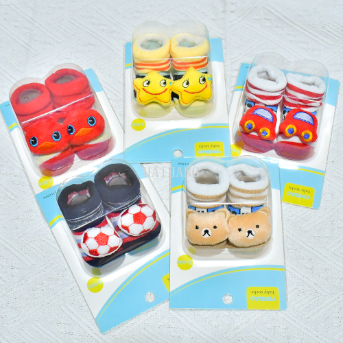 Newborn Baby Socks Combed Cotton Socks Cute Cartoon Socks Baby Socks Beautifully Packaged Maternal and Child Supplies