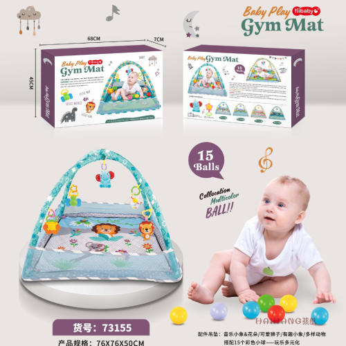 cross-border hot selling baby fence game gymnastic rack 0-18 months baby ocean crawling mat ball pool toys wholesale