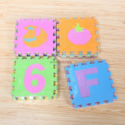 Number Letter Animal Fruit Foam Jigsaw Puzzle Mats Baby Crawling Mat Foam Mat Children‘s Educational Toys