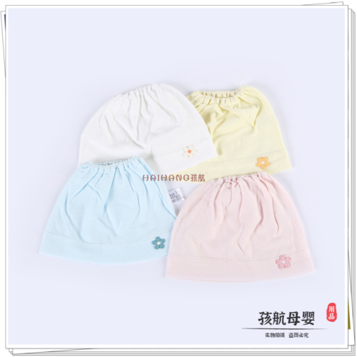 warm double layer children‘s knitted hat newborn new autumn and winter male and female baby cute infant beanie baby hat