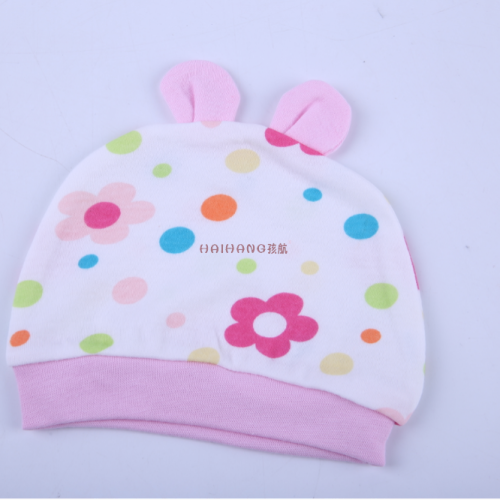 baby hat thin pure cotton 0-3 months newborn fetal cap spring and autumn newborn baby forehead protector cap wholesale