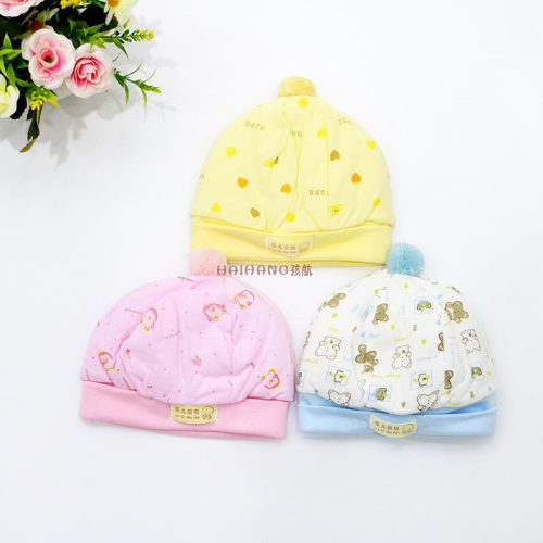 baby beanie cap autumn and winter cute newborn baby hat single layer baby boy and baby girl sleeve cap baby hat fontanel hat