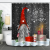 Hot Sale Christmas Digital Printing Waterproof Mildew-Proof Shower Curtain Door Curtain Partition Polyester Customizable
