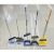 Household Plastic Broom Bristle Floor Brush Cleaning Widened Encryption Soft Fur Single Broom