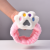 Korean Style Cute Cartoon Animal Colorful Feet Printed Ring Girl Face Wash Makeup Headband Hair Band Flannel Hair Band