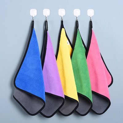 日用品日用百货清洁用品加厚双色抹布去污更强不褪色不怕油