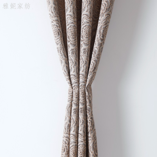 Ready-Made Curtain Exquisite Jacquard Living Room Bedroom Blackout Curtains Factory Direct Sales