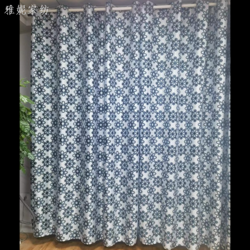 new double-sided cationic printing shading finished curtain living room bedroom factory direct sales