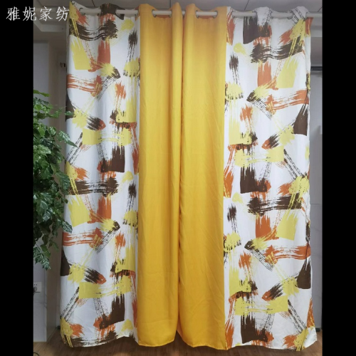 New Color Matching Printing Shading Curtain factory Direct Sales for Living Room Bedroom Balcony