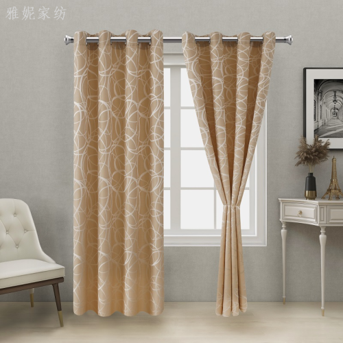 new silk linen bird‘s nest blackout curtains special factory direct sales for living room bedroom balcony