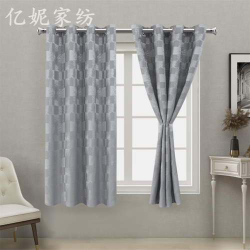 [yi ni] curtain jacquard curtain cloth shade cloth american modern full shade curtain living room bedroom curtain cloth