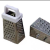 Mini Cheese Grater, Professional Box Grater, Stainless Steel with 4 Sides, Small Box Graters for Kitchen Slicer Cheese/G