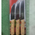 wood handle stainles steel Chef's Knife Kitchen knife set
