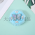 Factory Direct Sales Colorful Color Matching Butterfly Petals Decoration round Folding Makeup Mirror Office Beauty Double Mirror