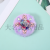 Factory Direct Sales Colorful Color Matching Butterfly Petals Decoration round Folding Makeup Mirror Office Beauty Double Mirror