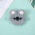 Mini Double-Sided Foldable Cat Head Shape Soft Hair Makeup Mirror Portable Creative Makeup Mirror Factory Direct Sales