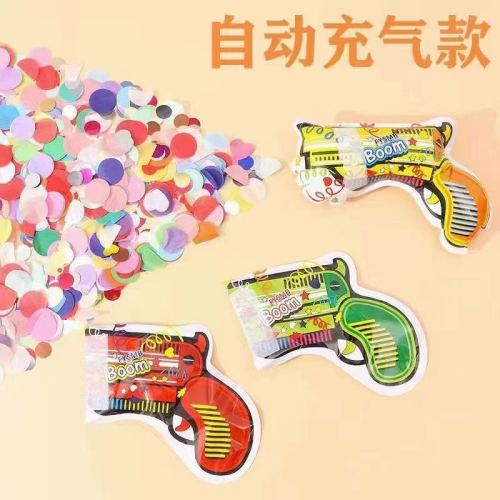 automatic inflatable fireworks gun spring festival festive toy photo creative props fireworks