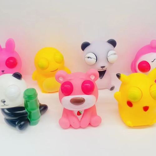 Eye-Popping Pinch Panda bikachu Decompression Toy Small Milk Dragon Amazon Popular TikTok Explosion