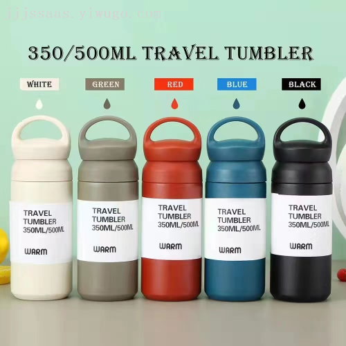 harajuku cup ins outdoor sports handle milk coffee convenient stainless steel handy thermos cup gift logo
