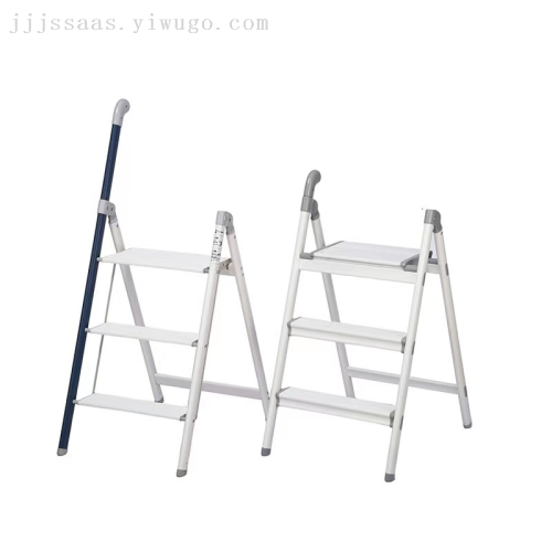 household folding stair stretchable thickened aluminum alloy herringbone three-step safety ladder stairs small step ladder multi-function ladder