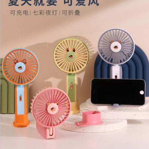 Stall Hot Rechargeable Fan Mini Little Fan Cute Student Dormitory Office Fan Usb Rechargeable Fan