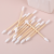 Factory Direct Sales Cute Cat Claw Wooden Cotton Swab